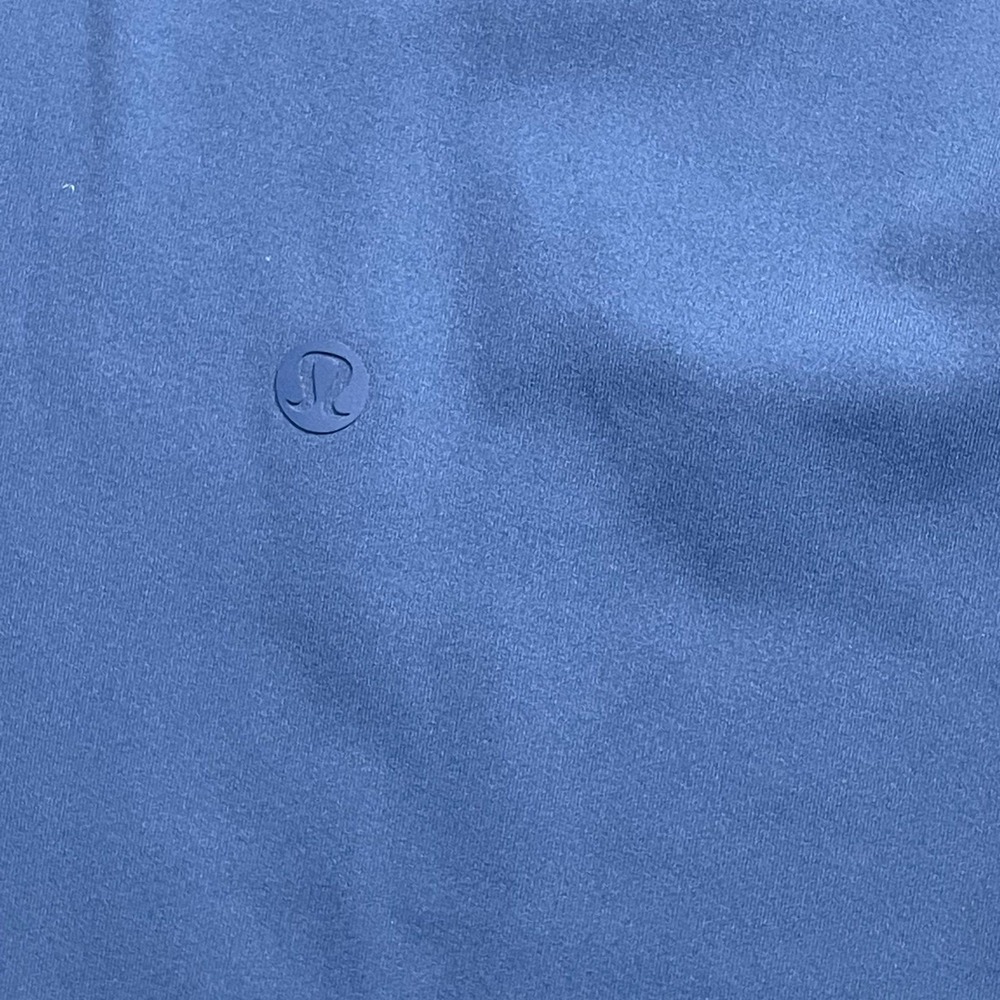 Lululemon Pants Womens 12 Navy Blue Nylon Pleated Drawstring Waist Straight Leg - Picture 9 of 10